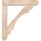 Ekena Millwork Olympic Arts and Crafts Smooth Bracket w/ Offset Brace, Douglas Fir, 7 1/2"W x 40"D x 44"H BKT0806X40X44OLY03SDF - alternate 3